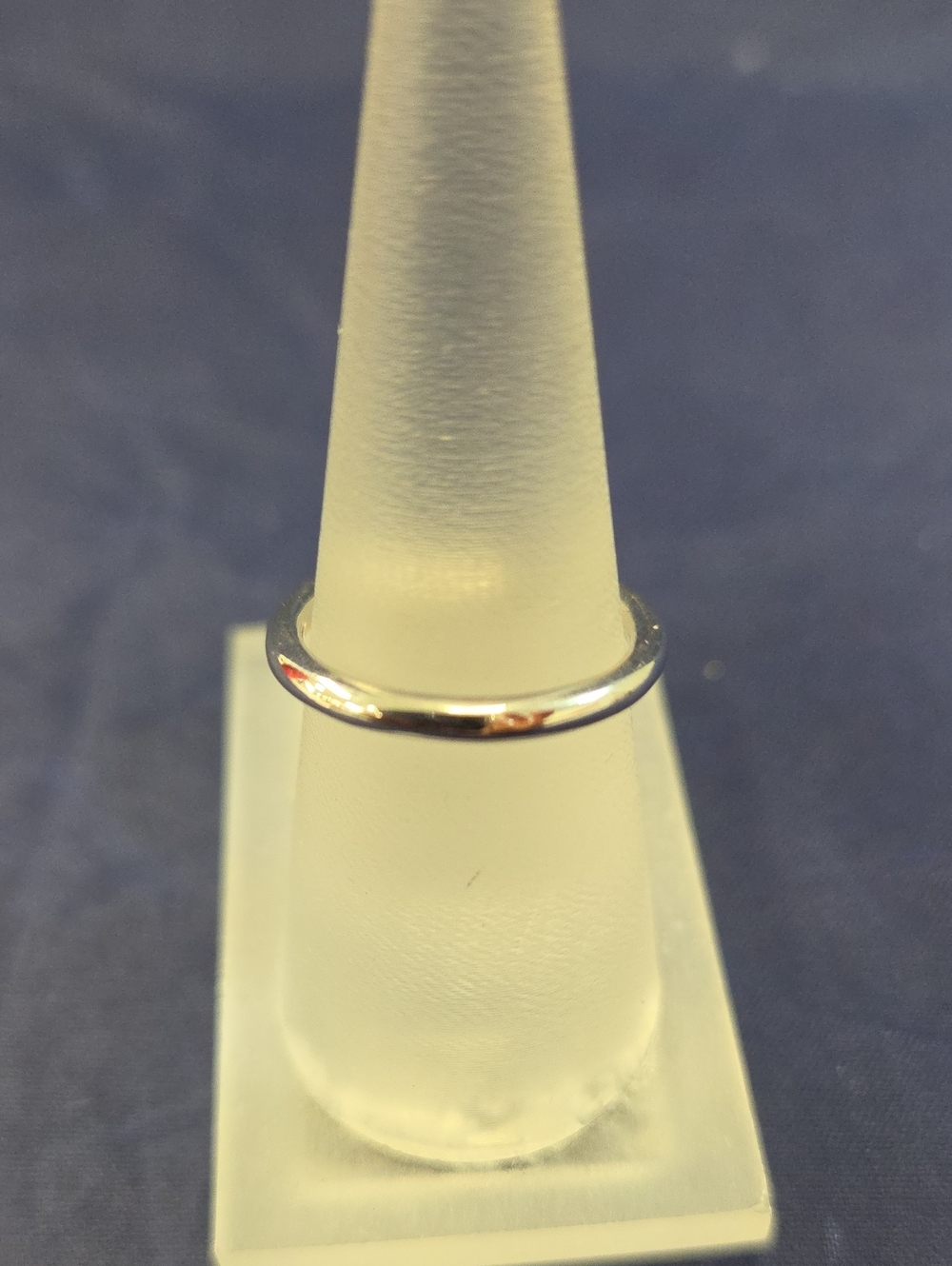Simple Silver Band Ring - Polished Finish